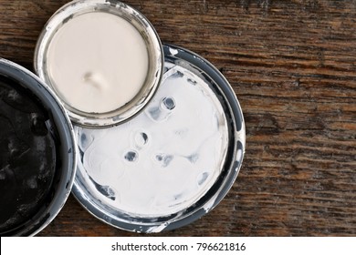 Three Old Paint Can Lids