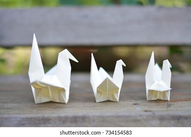 Origami Vögel Stock Photos Vintage Images Shutterstock