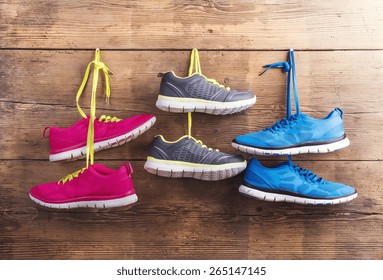 Sneakers Hanging Images, Stock Photos & Vectors | Shutterstock