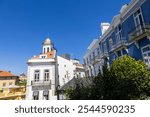 Three palaces, the pink, the blue and the Casa da Lavra is a set of early twentieth century architectural style buildings, in Lisbon, Portugal