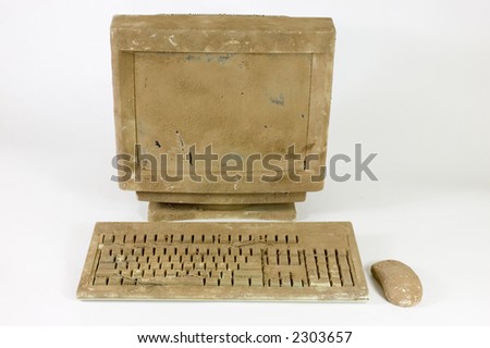 Three piece computer set you won't find on ebay.