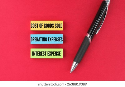 The three primary sections of an income statement are This section lists all costs incurred by the company in its operations Cost of Goods Sold, Operating Expenses and Interest Expense. 