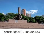 Three Race monument in Goiania  - Goias - Brazil
