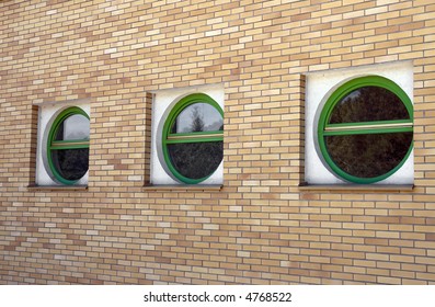 three round windows