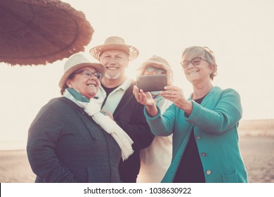 Three Senior Midle Age Beautiful Woman Stock Photo 1038630922 ...