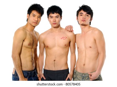 Shake that ass lyric Three sexy naked men