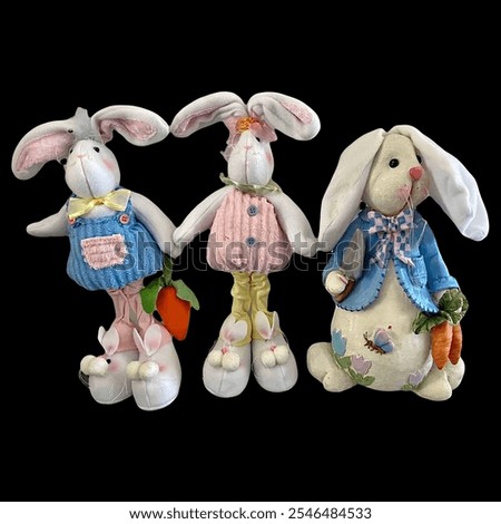 Similar – Image, Stock Photo Peace, joy, egg hunting … Happy Easter!