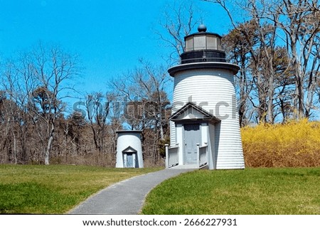 Three sisters lighthouse in cape cod, massachusetts