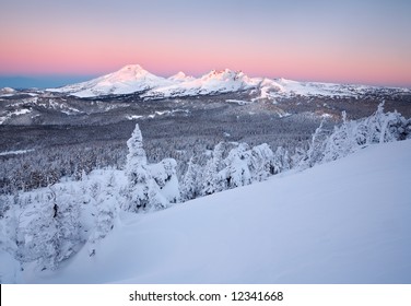 Three Sisters Mountain Wilderness Winter