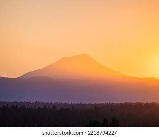 Three Sisters Viewpoint In Central Oregon