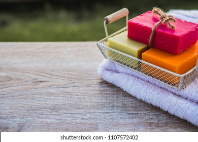 wood scented soap