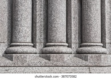 Three Stone Pillars As A Background Image