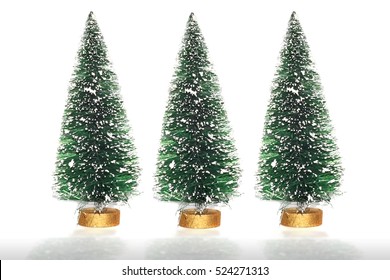 Three Tiny Christmas Trees