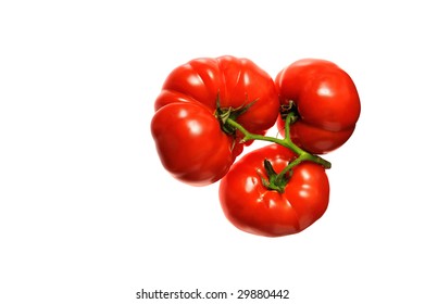 three tomatoes