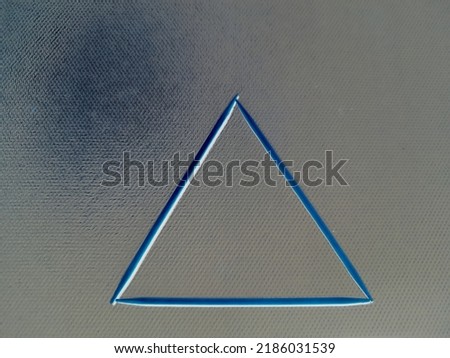 Three toothpicks form a triangle
