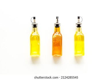 Three Types Of Cooking Oil - Sunflower Olive And Sesame Oil