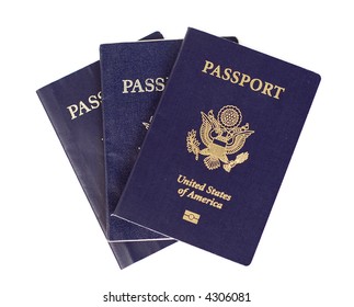 Passport United States America Dollars Isolated Stock Photo 1143014456 ...