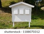 three white post boxes placed in row in Trysil, Norway