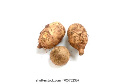 Three Wild Yams And Soil Fraction On Skin