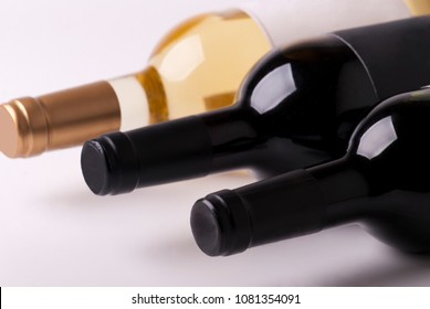 Three wine bottles