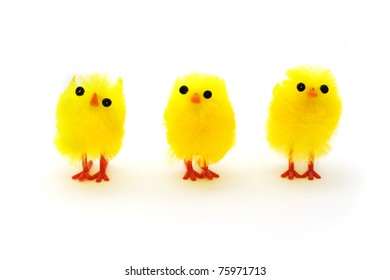 fluffy toy chicks