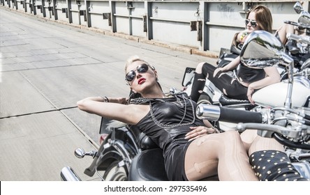 harley davidson biker girl