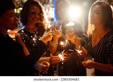 Two Women Enjoying Refreshing Cocktails at a Bar - Download Free Image ...