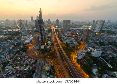 three-way junctions in bangkok ,Thailand