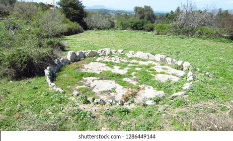 Threshing Floor In Crete