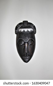 Thrift Store Find Of A African Wooden Tiki Mask.