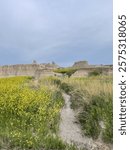 Through the path at the Badlands
