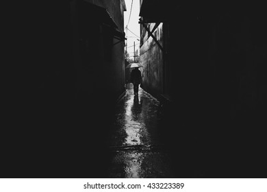 Through the rain