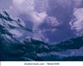through the surface