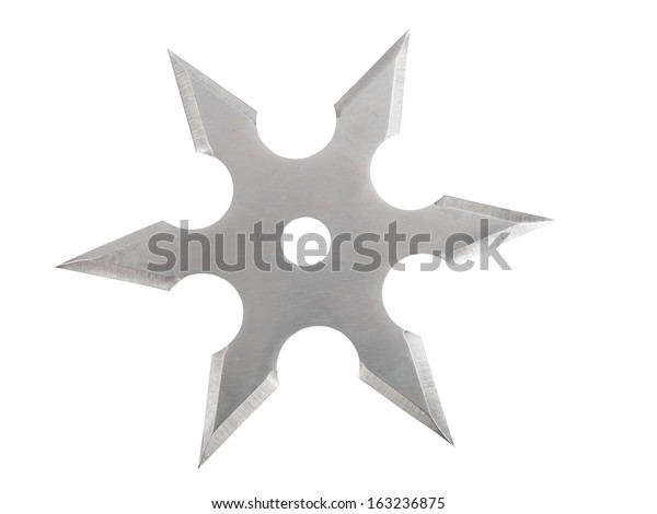 Throwing Blade Star Ninja Shuriken Isolated Stock Photo (Edit Now ...