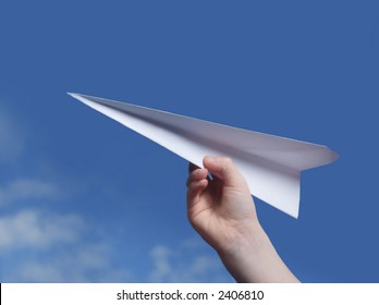 Throwing Paper Plane Stock Photo 2406810 Shutterstock Throwing Paper Plane Stock Photo 2406810 Shutterstock