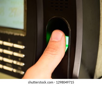 Thumb of hand pressing to scanner machine for keeping the human biometric finger print security personal, Thumbprint scanner digital electronic technology  cyber security  - Powered by Shutterstock - Get 15% off with code: PIKWIZARD15