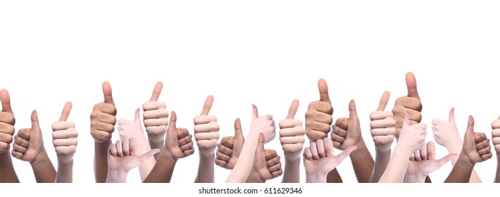 Thumbs up - Shutterstock ID 611629346