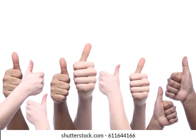 Thumbs up - Shutterstock ID 611644166