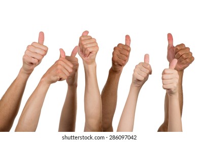 Thumbs Up, Satisfaction, Expressing Positivity. - Shutterstock ID 286097042