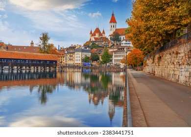 Thun, Switzerland cityscape in autumn. - Powered by Shutterstock