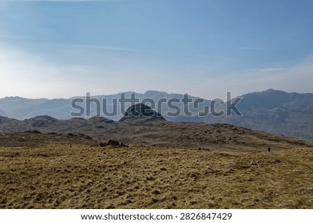 Thunacar knott on a spring day, the langdales