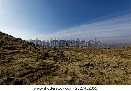 Thunacar knott on a spring day, the langdales