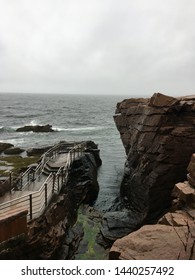 Thunder Hole In Acadia, Maine 