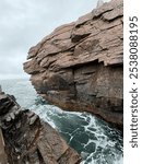 Thunder Hole in Acadia National Park, Maine.