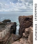 Thunder Hole, Bar Harbor, Maine, Ocean view, Atlantic ocean, Beautiful landscape