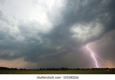 Lightning Strike Stock Photo (Edit Now) 123647032