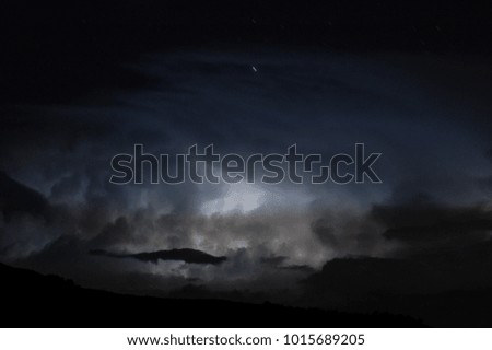 Similar – Image, Stock Photo thunderstorms Clouds