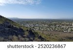 Thunderbird Park Glendale Arizona AZ top of mountain city skyline horizon hiking hike trail