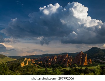 Thundering Cumulus Over Roxborough Fountain Formation