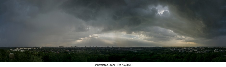 Thunderstorm over Berlin-Marzahn - Powered by Shutterstock